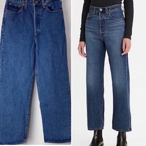 Levi's® RIBCAGE STRAIGHT ANKLE JEANS Size 28 x 29